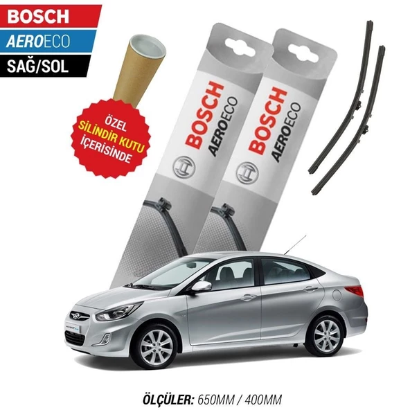 Hyundai Accent Blue 2015  Silecek Takımı Bosch Aeroeco