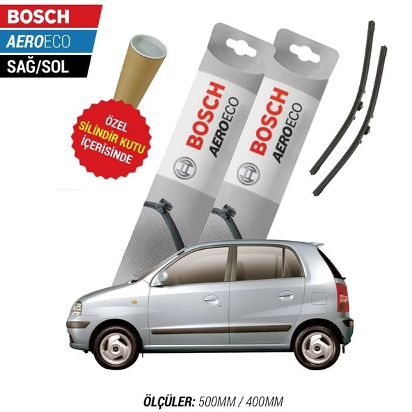 Hyundai Atos 2008  Silecek Takımı Bosch Aeroeco