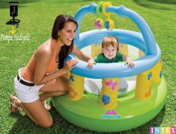 İntex Şişme Bebek Oyun Havuzu Bebek Oyun Alanı 130x104 Cm