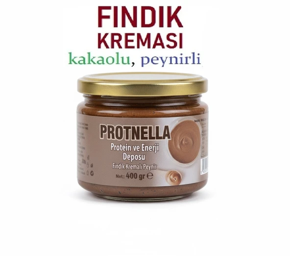 Fındık Kreması Kakaolu ve Peynirli, Yüksek protein daha az şeker, mükemmel lezzetli krem çikolata - 1