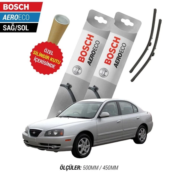 Hyundai Elantra 2006  Silecek Takımı Bosch Aeroeco - Resim 3