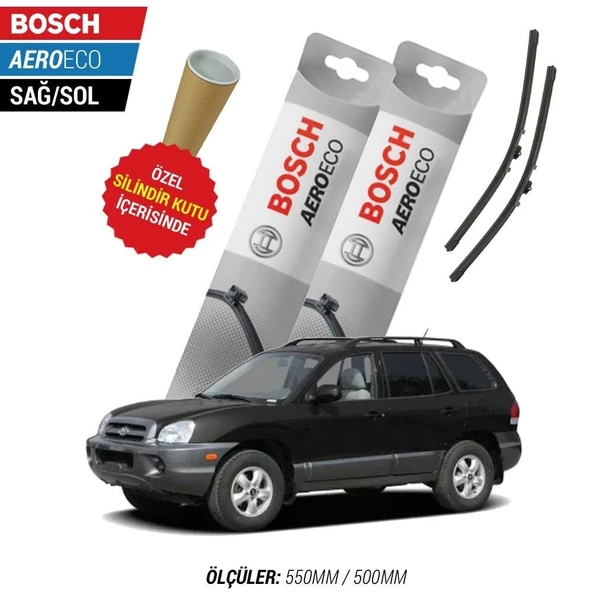 Hyundai Santa Fe 2002  Silecek Takımı Bosch Aeroeco - Resim 3