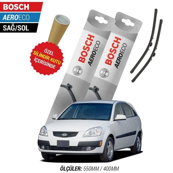 Kia Rio  2005  Silecek Takımı Bosch Aeroeco