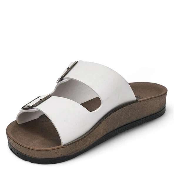 Moda Ayakkabı 27-48 Bej-Byz Kadın Terlik Ayakkabı - 7