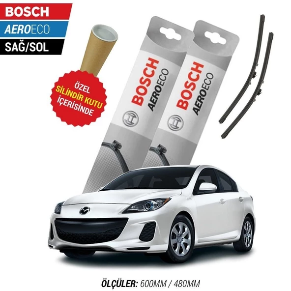 Mazda 3 2011  Silecek Takımı Bosch Aeroeco