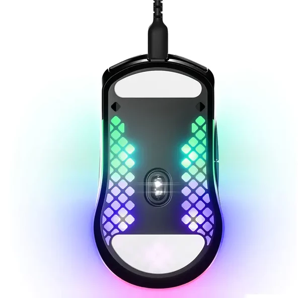 SteelSeries Aerox 3 (2022) Edition SSM62611 Onyx 8500 CPI 6 Tuş RGB Optik Kablolu Gaming (Oyuncu) Mouse - Siyah - 3