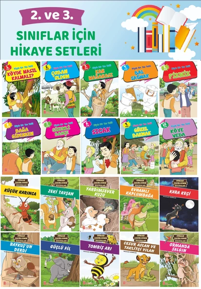 2.ve 3.Sınıflar İçin Hikaye Setleri 2 (20 Kitap)