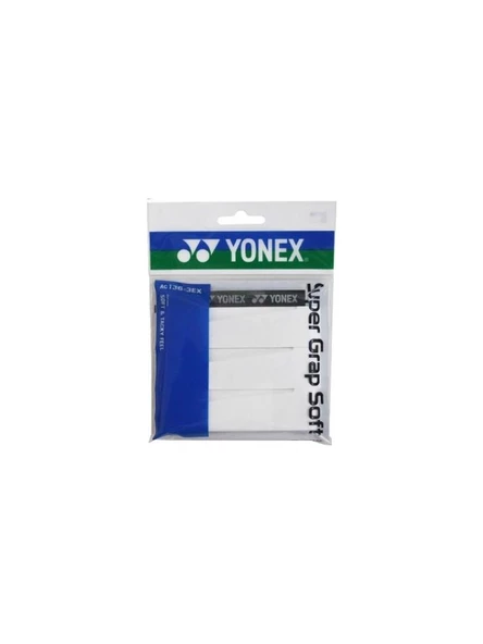 Yonex Ac 136 Super Grap Soft 3'lü Beyaz