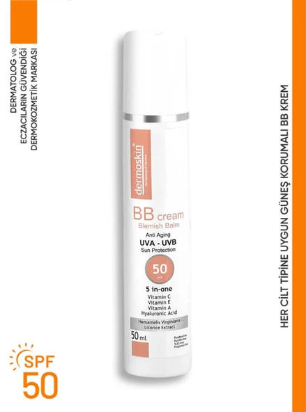 Dermoskin BB Cream SPF 50+ 50 ml