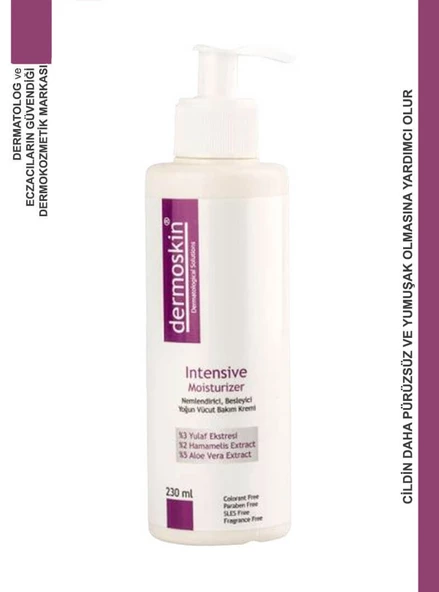 Dermoskin Intensive Moisturizer Nemlendirici Vücut Bakım Kremi 230 ml