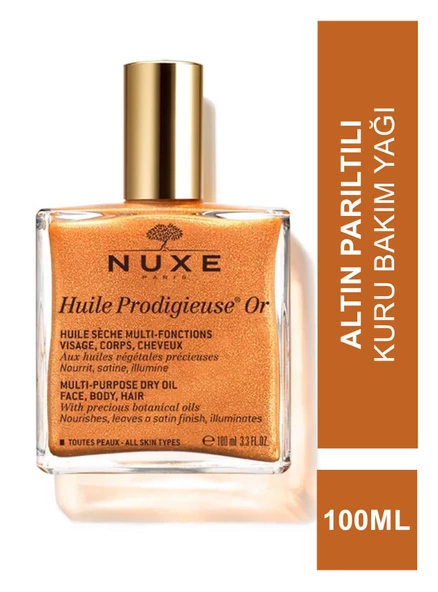 Nuxe Huile Prodigieuse Or Altın Parıltılı Kuru Bakım Yağı 100 ml