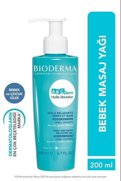 Bioderma ABCDerm Relaxing Oil 200 ml Masaj Yağı