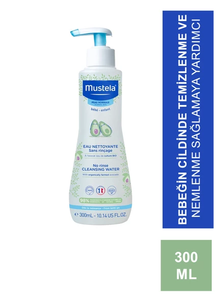 Mustela No Rinse Cleansing Water 300 ml Durulama Gerektirmeyen Temizleme Sıvısı