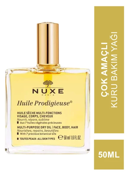 Nuxe Huile Prodigieuse Çok Amaçlı Kuru Bakım Yağı 50 ml