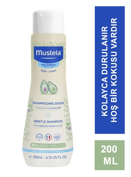 Mustela Gentle Papatya Özlü 200 ml Şampuan