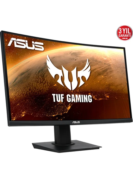 Asus TUF VG24VQE Kavisli 23.6" 165Hz 1ms (HDMI+Display) FreeSync Full HD LED Monitör - Resim 2