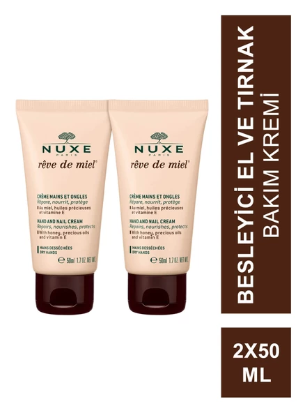 Nuxe Reve de Miel Creme Mains et Ongles 2x50 ml