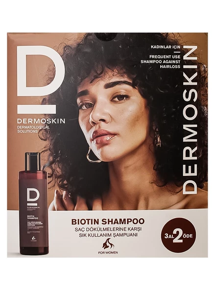 Dermoskin Biotin Şampuan Kadın 200 ml 3 Al 2 Öde