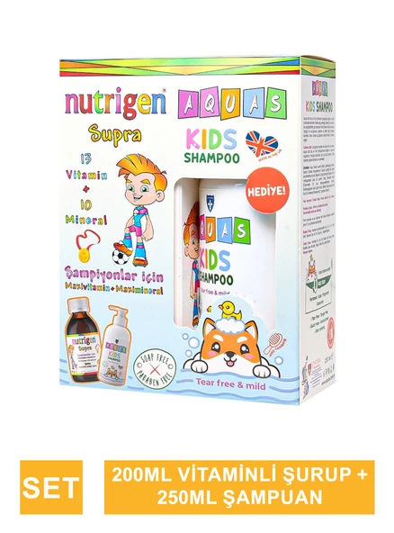 Nutrigen Supra 200 ml - Aquas Kids Şampuan Hediye -