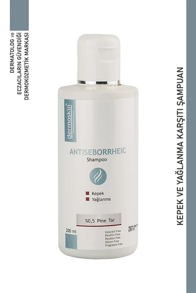 Dermoskin Antiseborrheic Kepek ve Yağlanma Karşıtı Şampuan 200 ml