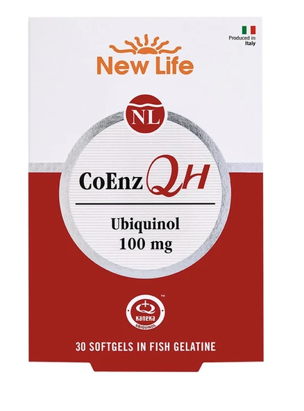 New Life CoEnzQH Ubiquinol 100 mg60 Kapsül