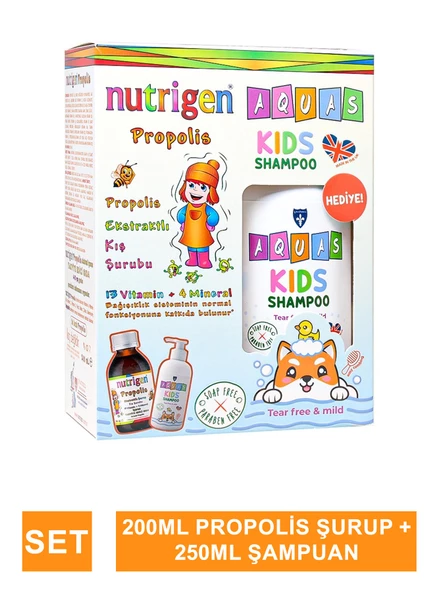 Nutrigen Propolis 200 ml - Aquas Kids Şampuan Hediye -