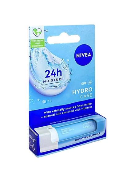 Nivea Lip Hydro Care SPF 15 Dudak Bakım Kremi