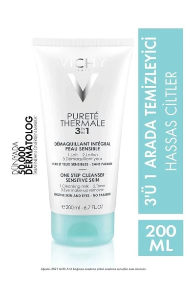 Vichy Purete Thermale 3in1 Cleanser 200 ml - Yüz Temizleyici