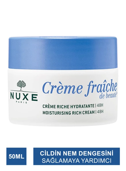 Nuxe Creme Fraiche de Beaute Creme Riche Hydratante 48h 50 ml - Kuru Ciltler