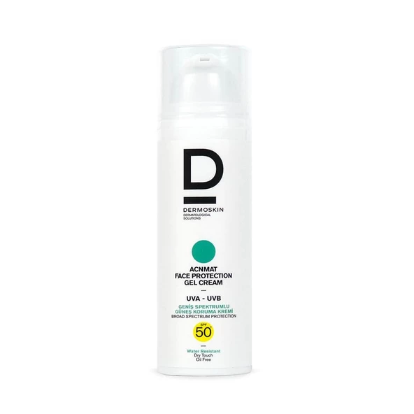 Dermoskin Sun Acne Mat SPF 50+ Face Protection Gel Cream 50 ml