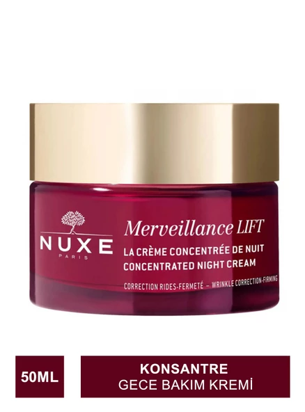 Nuxe Merveillance Lift Concentrated Night Cream 50 ml - Konsantre Gece Bakım Kremi