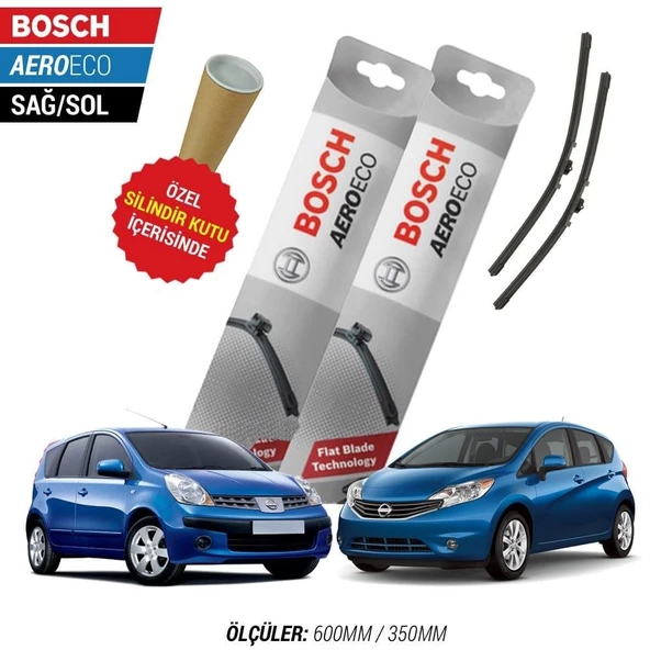 Nissan Note 2006  Silecek Takımı Bosch Aeroeco - Resim 3