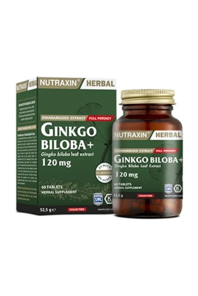 Nutraxin Ginkgo Biloba 60 Kapsül