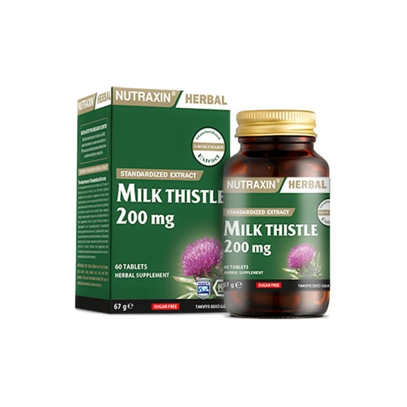 Nutraxin Milk Thistle 200 mg 60 Tablet
