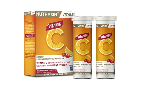 Nutraxin Vitamin C 28 Çiğneme Tableti