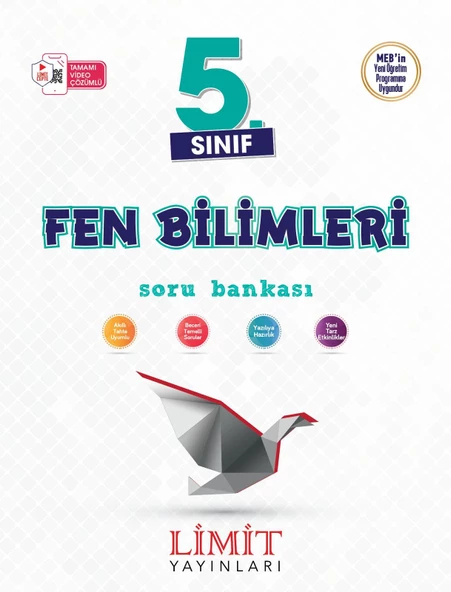 Limit 2025 5. Sınıf Fen Bilimleri Soru Bankası Güncel Müfredat