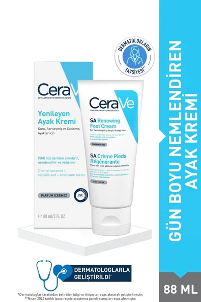 CeraVe SA Yenileyici Ayak Kremi 88 ml