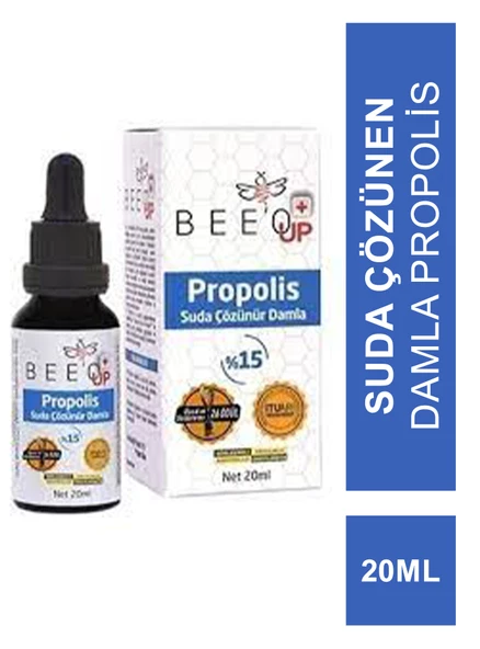 Beeo Up Propolis Suda Çözünür Damla %15 20 ml