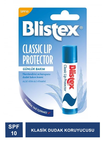 Blistex Classic Lip Protector SPF 10 Klasik Dudak Koruyucu