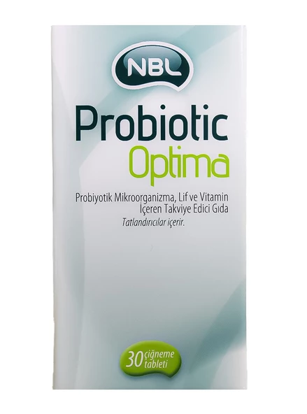NBL Probiotic Optima 30 Çiğneme Tableti