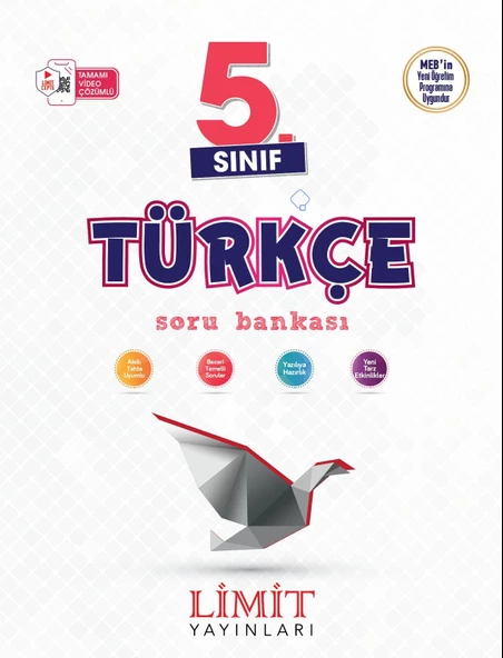 Limit 2025 5. Sınıf Türkçe Soru Bankası Güncel Müfredat