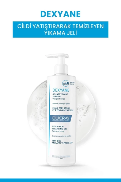 Ducray Dexyane Gel Atopiye Eğilimli Ciltler için Yıkama Jeli400 ML