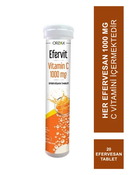 Ocean Efervit Vitamin C 1000mg 20 Tablet