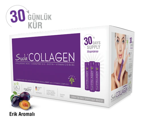 Suda Collagen Erik Aromalı Plum Flavor 40ml x30 Shot