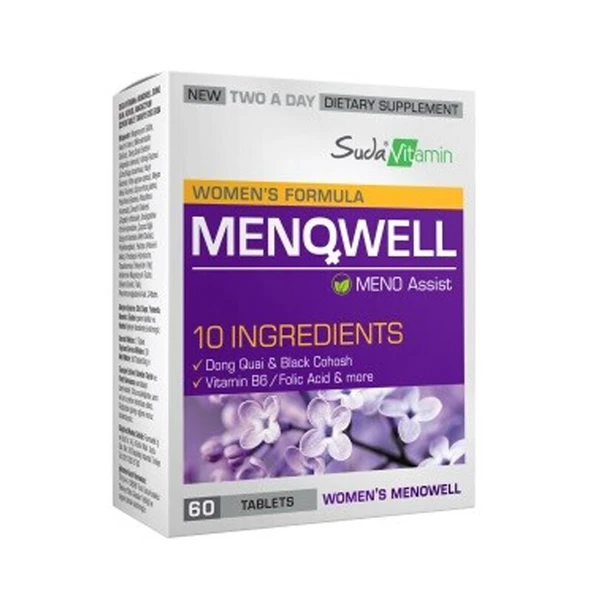 Suda Vitamin Vitamins Womens Formula MenoWell 60 Tablets