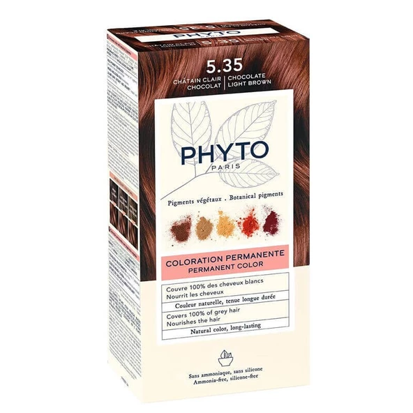 Phyto Color Bitkisel Saç Boyası 5.35 - Açık Kestane Dore Akaju