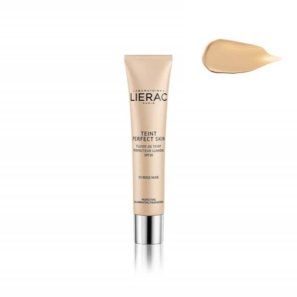 Lierac Teint Perfect Skin Spf20 Aydınlatıcı Fluid Fondöten 30 ml02 Nude Beige