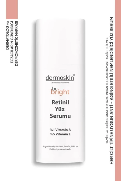 Dermoskin Be Bright Retinil Yüz Serumu 33ml