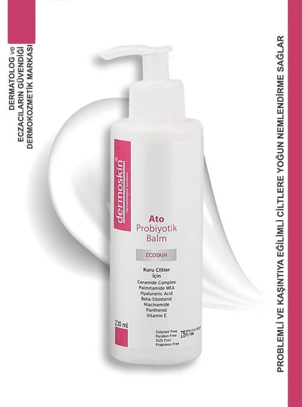 Dermoskin Ato Probiyotik Balm Kuru Ciltler için 230 ml