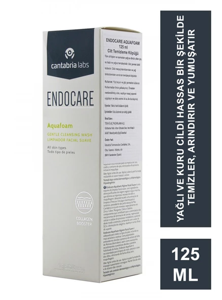 Endocare Aquafoam Yüz Temizleyici Köpük 125 ml